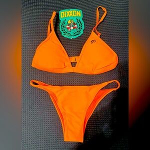🤩 bundle 2 for $50 🤩 NIP DIXXON Orange Bikini Set